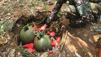 Las Fuerzas Militares incautaron explosivos