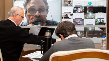 Axel Kicillof y su ministro