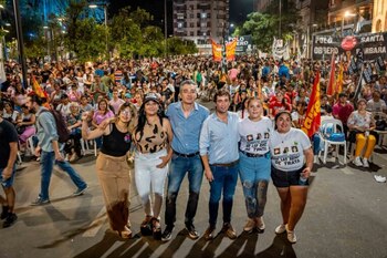Gabriel Solano, en una actividad