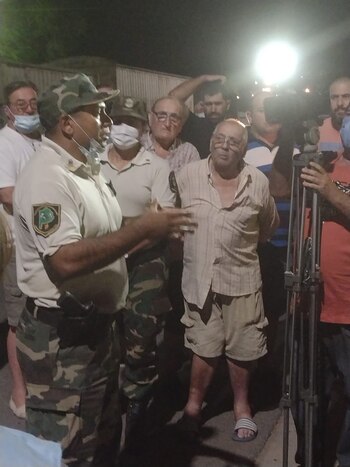 El jefe de Patrulla Rural