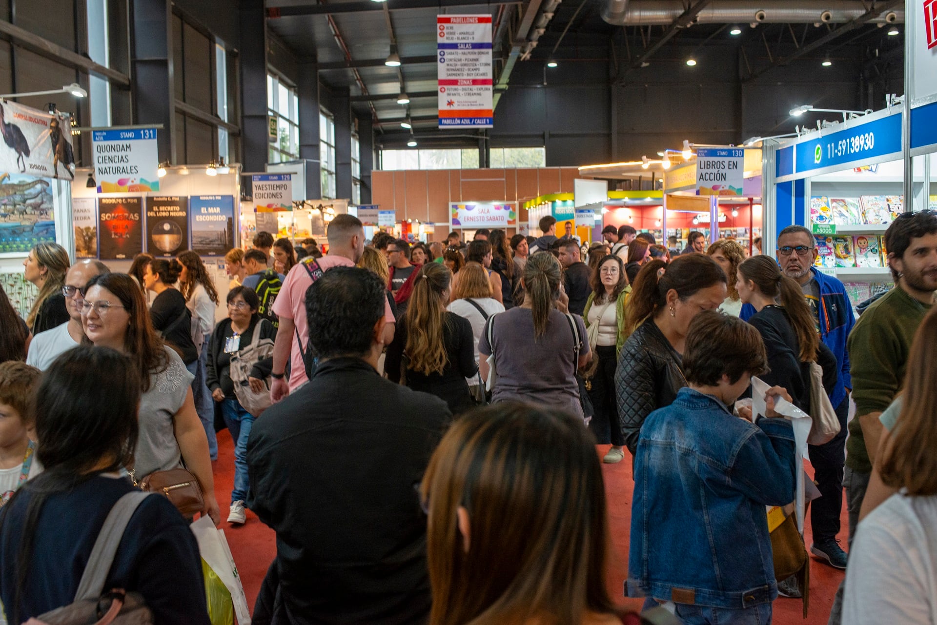 La Feria del Libro de Buenos Aires es un lugar de encuetro ineludible. (Crédito: Fundación El Libro)