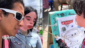 Reapareció hombre con familia de