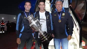 La selección argentina regresó al