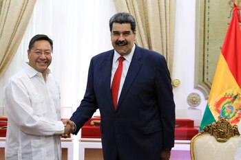 Luis Arce, presidente de Bolivia,