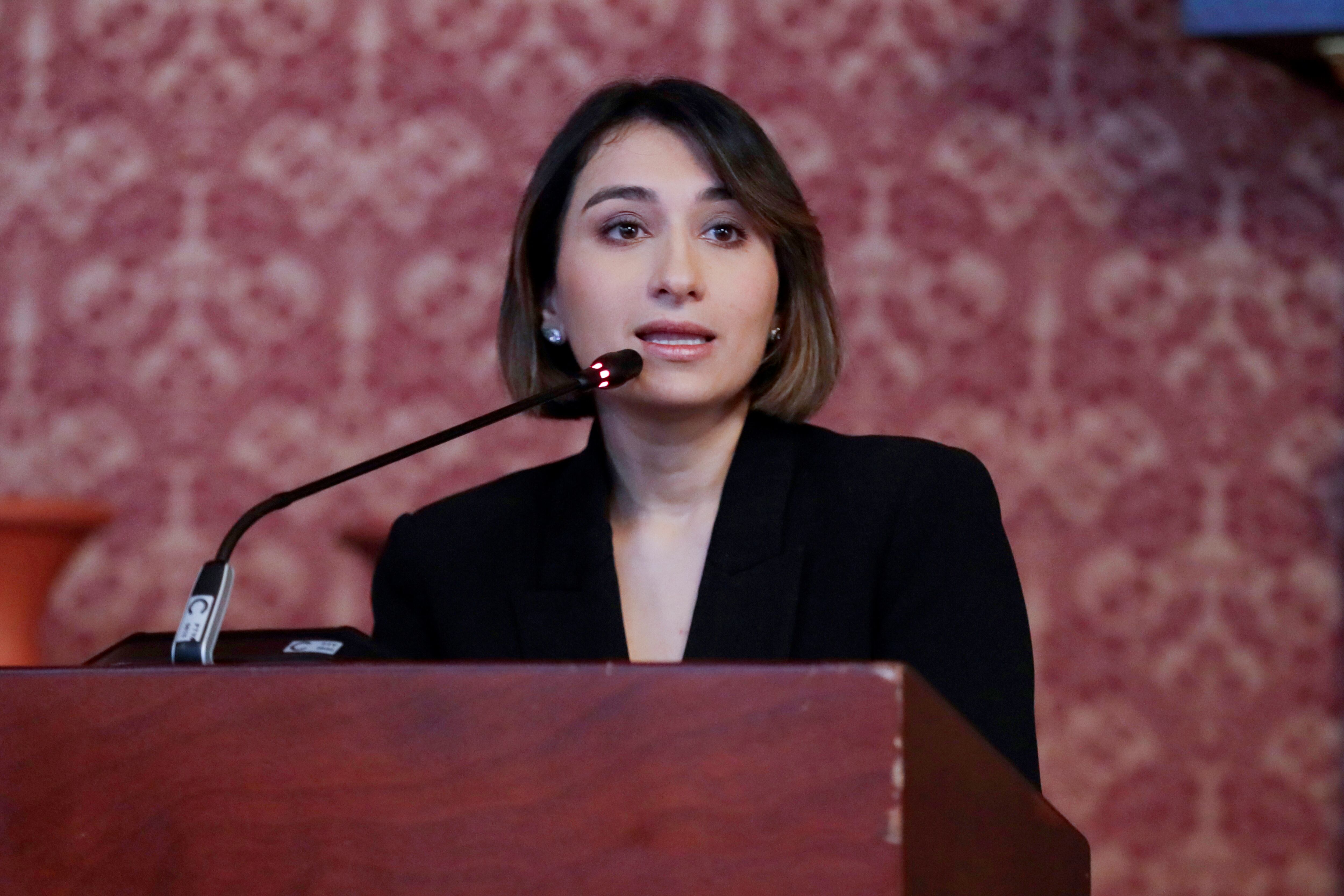 Foto de archivo de la canciller de Colombia, Laura Sarabia. EFE/ Carlos Ortega