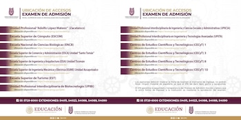 Serán 14 las sedes para