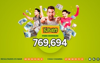 Resultados Kábala 5 de marzo 2026: números ganadores del sorteo de hoy. Captura TV - América Televisión.