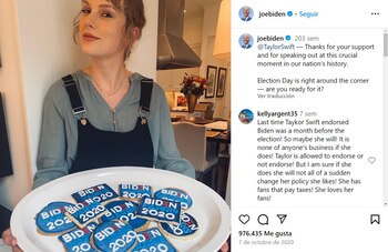 Swift no apoya a Trump