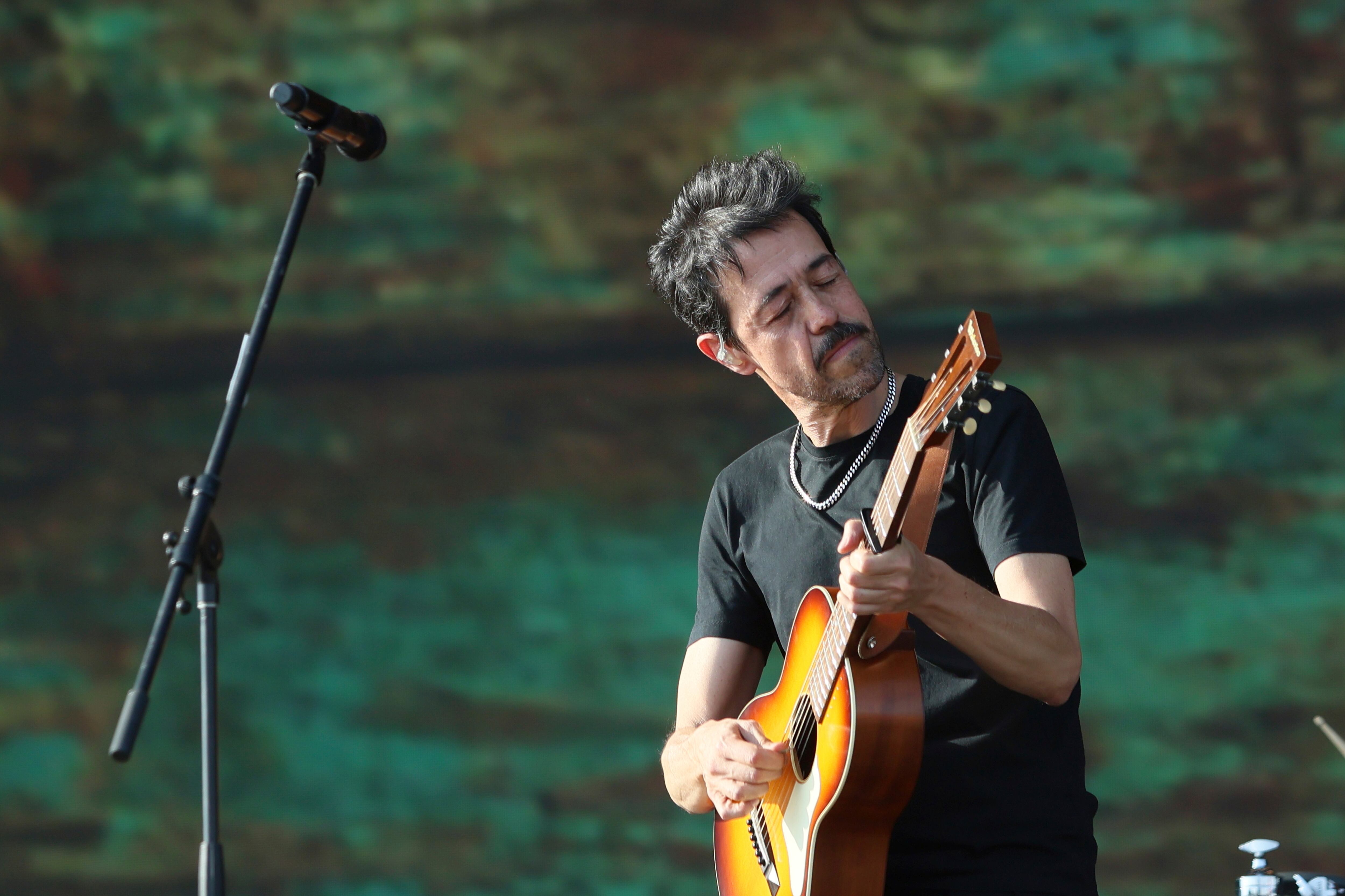 Meme Del Real ya realizó sus primeras presentaciones del año en festivales de México y Argentina, presentando su material en solitario - crédito Ginnette Riquelme/AP