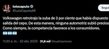 El ministro de Economía, Luis