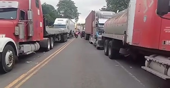 Provial reportó 22 bloqueos en Guatemala y señaló que Cuyotenango fue el último punto habilitado tras los reclamos por combustibles y reductores de velocidad.