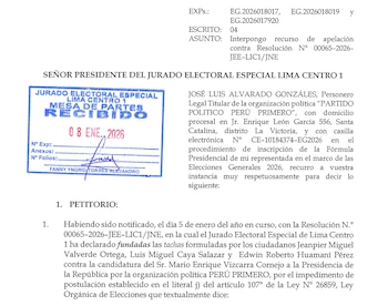 Apelación de Perú Primero