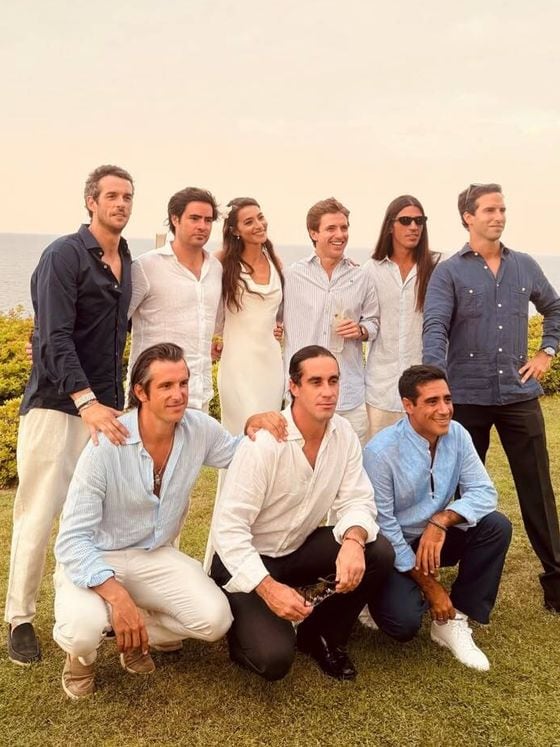 Los amigos de Rocío Crusset en su boda en Ibiza (INSTAGRAM).