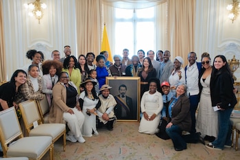 La Vicepresidencia informó que el retrato de Juan José Nieto Gil estaba en un sótano de la Casa de Nariño y que fue rescatado para volver a exhibirse - crédito Vicepresidencia de Colombia