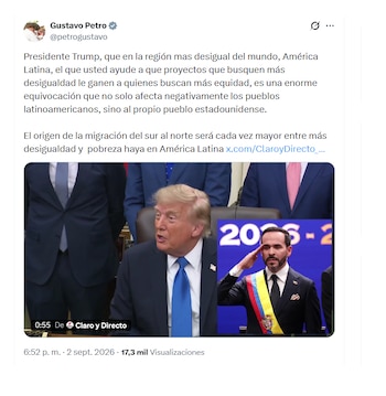 Gustavo Petro sobre Donald Trump