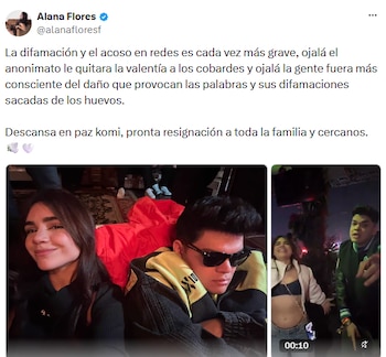 Alana Flores cuestionó la difamación tras el reporte sobre El Komanche
(RS)