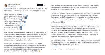 La congresista Catherine Juvinao mostró