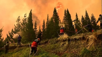 Incendios en Chubut: mejoraron las