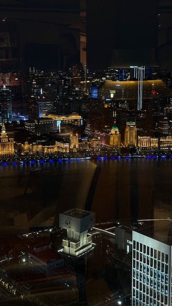 Una espectacular vista nocturna de