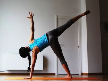 Imagen de una mujer haciendo