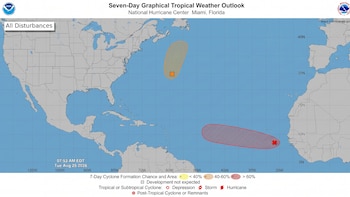 Invest 96L es vigilada en el Atlántico mientras otra perturbación gana atención y El Niño continúa intensificándose