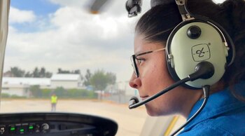 Abi Cruz, mujer piloto