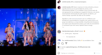 Cielo Fernández, exvocalista de Son