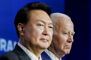 Durante su mandato, Yoon mantuvo una firme postura frente a Corea del Norte y fortaleció los lazos con Estados Unidos (REUTERS)