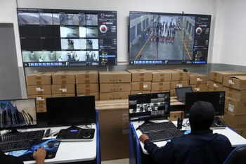 Así controlan desde el centro