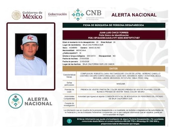 (Facebook Comisión Estatal de Búsqueda de Personas BCS)