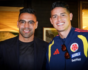 Radamel Falcao y James Rodríguez han sido dos de los futbolistas colombianos con mejor paso por el fútbol europeo - crédito FCF