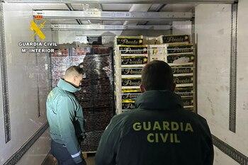 La guardia civil incauta casi
