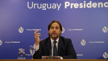 El presidente uruguayo Lacalle Pou