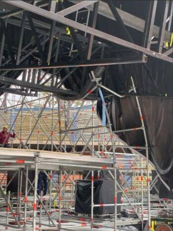 Así quedó el techo del