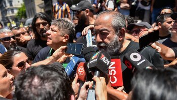 Los dirigentes de la CGT