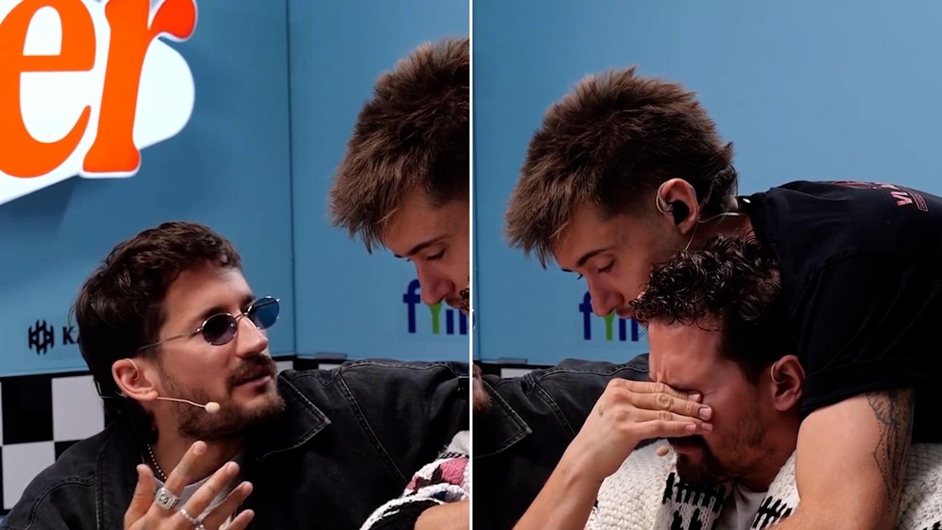 El artista y su hermano bromearon en el programa con distintas anécdotas inventadas - crédito Kapra Diner