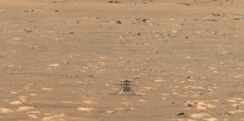 Ingenuity no superó las 2.700 rpm para evitar efectos de la barrera del sonido (NASA)