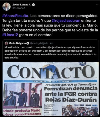 Javier Lozano pidió que Díaz