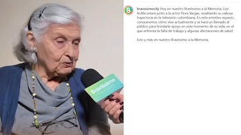 Durante una entrevista en el programa Bravíssimo, Flor Vargas relató que las caídas recientes han limitado su movilidad y ahora depende de un caminador y de asistencia para tareas básicas - crédito captura de pantalla @bravissimocity/ Instagram