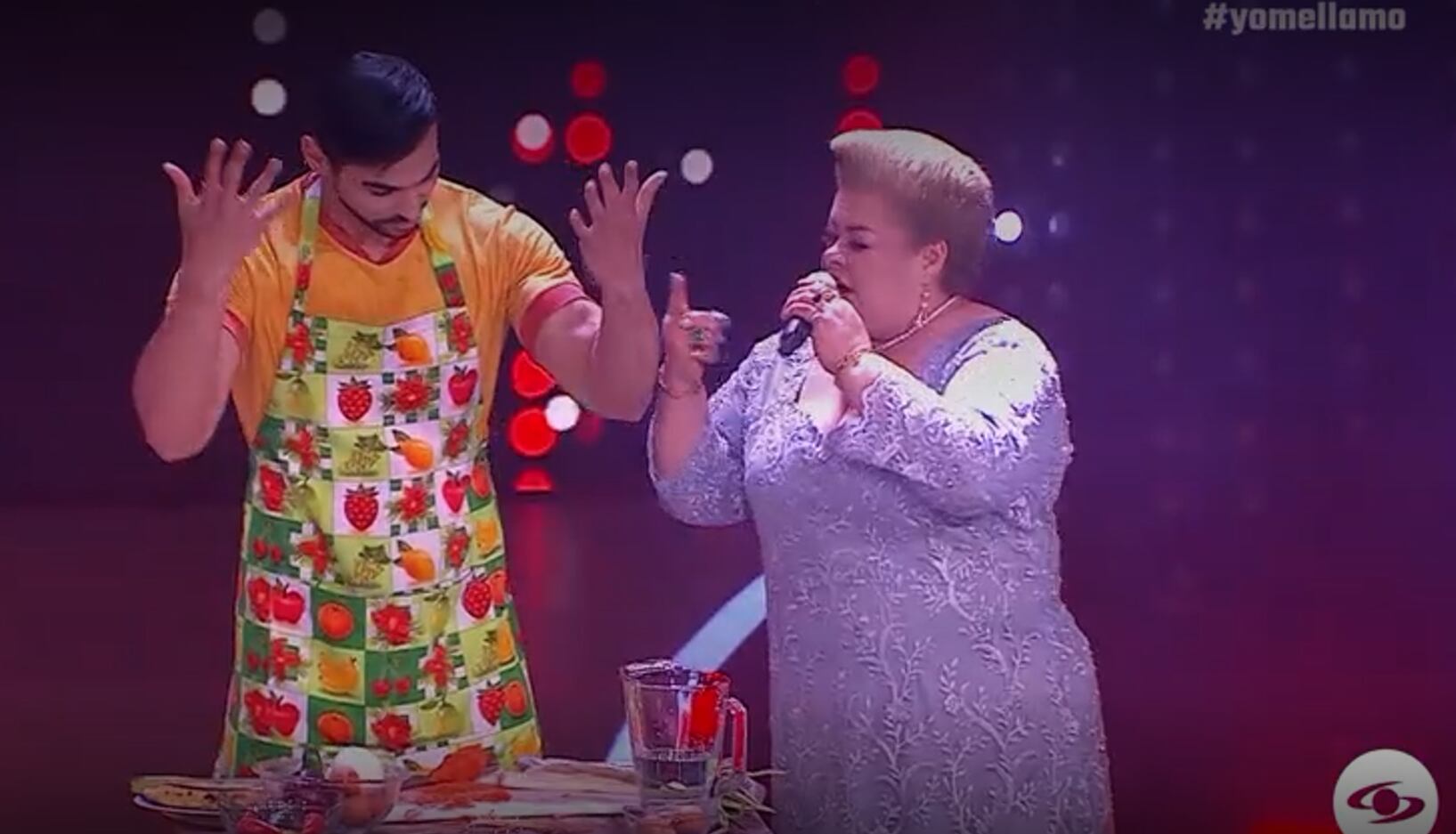 Paquita la del barrio puso a reír al jurado y al público - crédito Yo me llamo / Caracol Televisión
