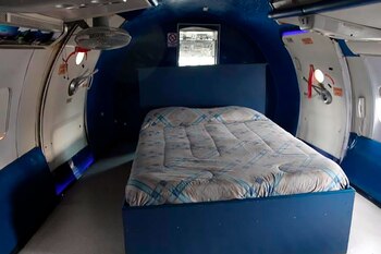 Interior de una suite del