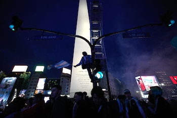 Festejos Argentina Inglaterra en el Mundial 2026