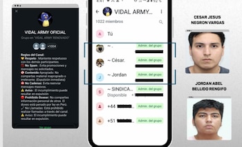 Mensaje de advertencia difundido por