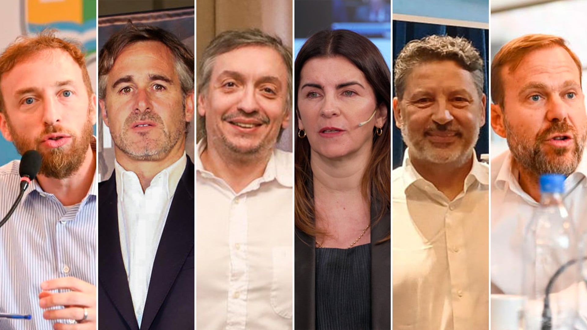 Los dirigentes que estuvieron reunidos en Merlo durante el mediodía del jueves