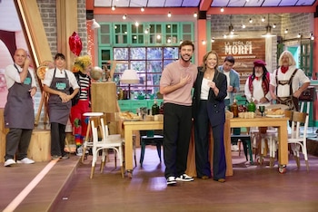 Leuco y Zampini en la apertura del icónico ciclo creado por Gerardo Rozín (Gentileza Prensa Telefe)