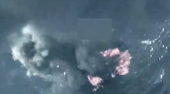 Imagen de una embarcación interceptada