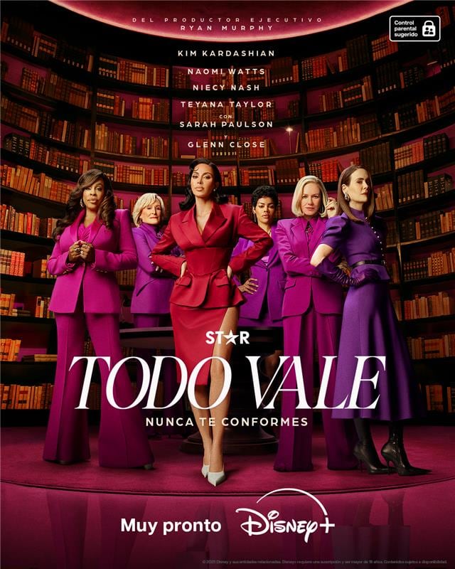 En la serie “Todo Vale”, Kim Kardashian interpreta a Allura Grant, el personaje encabeza un equipo legal.(Archivo)