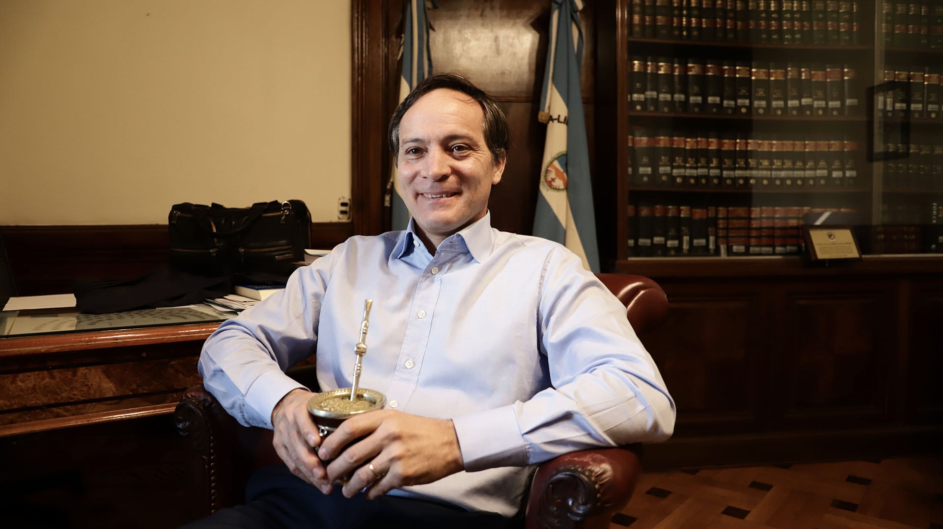 El senador del peronismo disidente y líder de Provincias Unidas, Carlos Espínola (Lihue Althabe)