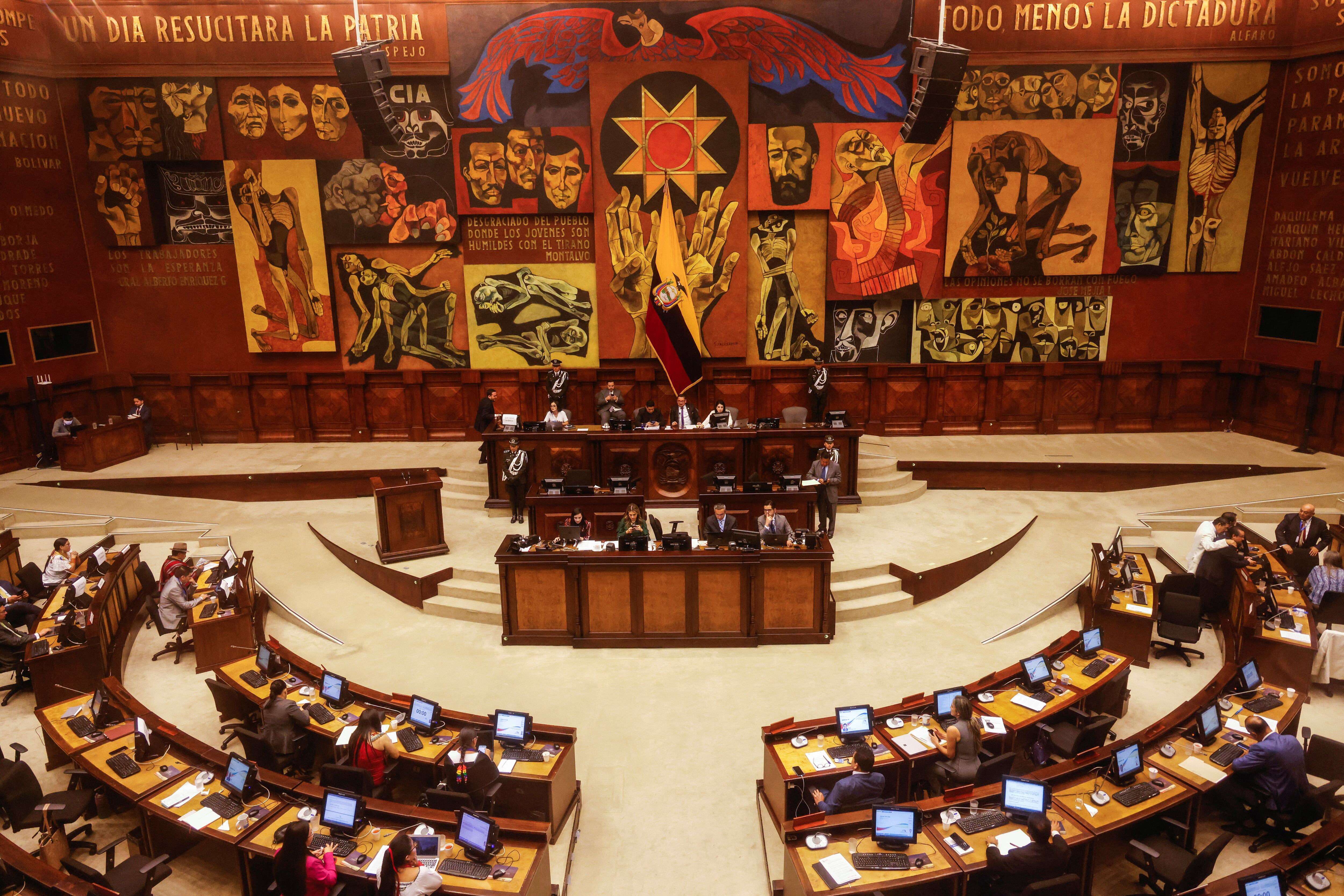 El referéndum consultará si la Asamblea Nacional vuelve a ser la autoridad nominadora en Ecuador. REUTERS/Karen Toro