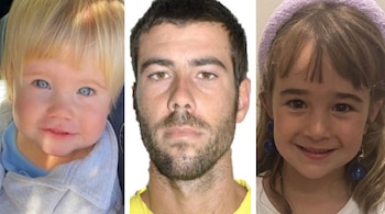 Gimeno y sus dos hijas